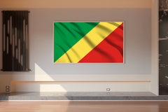 Republic of the Congo National Flag Wall Art