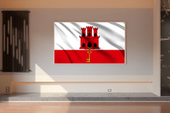 Gibraltar National Flag Wall Art