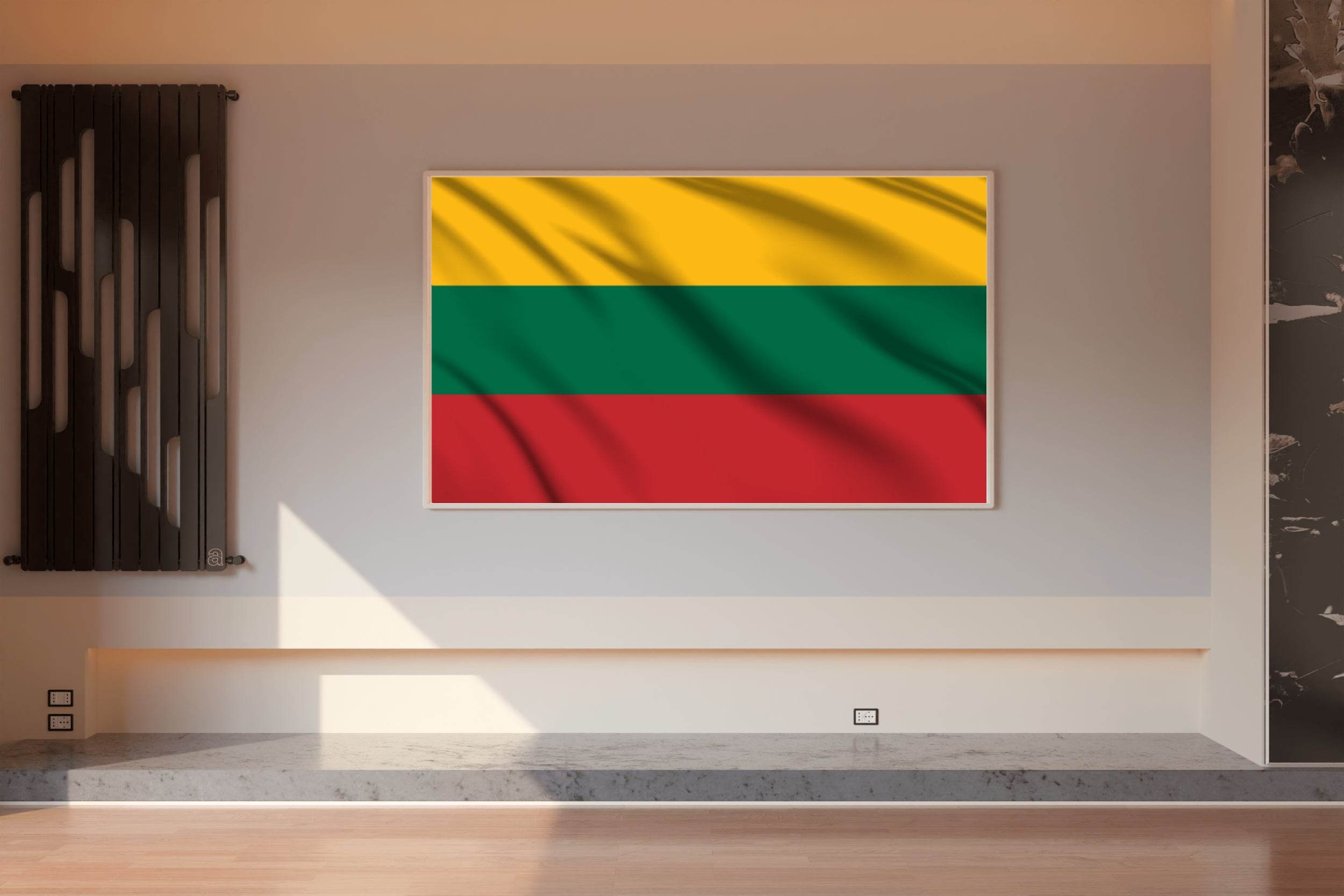 Lithuania National Flag Wall Art - beink online art store