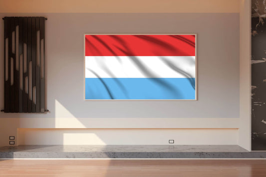 Luxembourg National Flag Wall Art - beink online art store