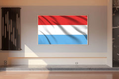 Luxembourg National Flag Wall Art - beink online art store