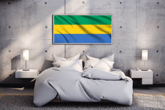 Gabon National Flag Wall Art - beink online art store