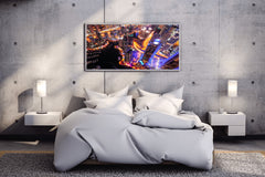 Skyward Towers at Night Wall Art