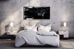 Black Granite Abstract Wall Art