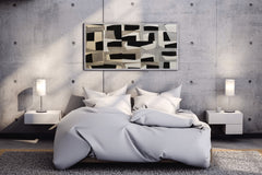 Geometric Grid Modern Wall Art