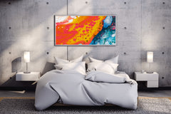 Earth Surface Water Paint Abstrat Wall Art