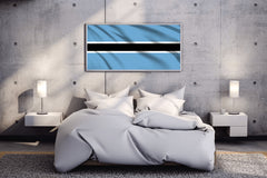 Botswana National Flag Wall Art - beink online art store