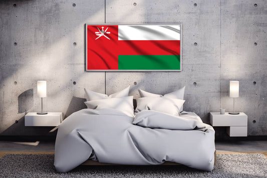Oman National Flag Wall Art - beink online art store