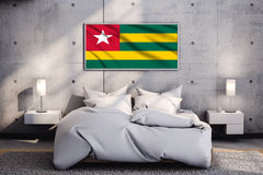 Togo National Flag Wall Art - beink online art store