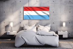 Luxembourg National Flag Wall Art - beink online art store