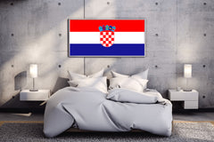 Croatia National Flag Wall Art