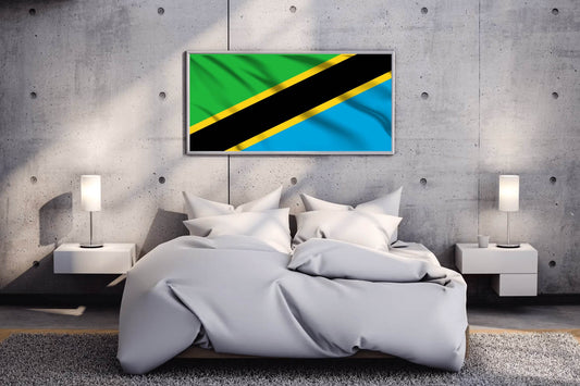 Tanzania National Flag Wall Art - beink online art store