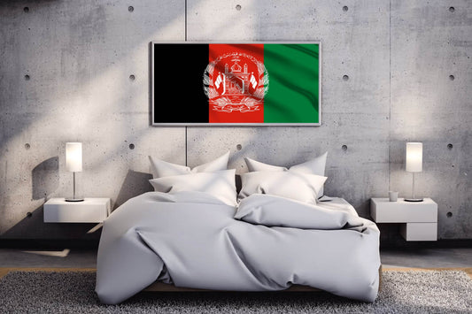 Afghanistan National Flag Wall Art - beink online art store
