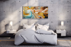 Multicolor Painted Oil Abstract Wall Art