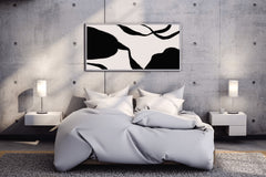 Ink Blot Abstraction Modern Wall Art