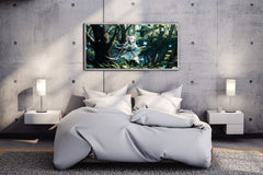 Frieren Magical Forest Anime Wall Art