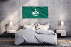 Macau National Flag Wall Art - beink online art store