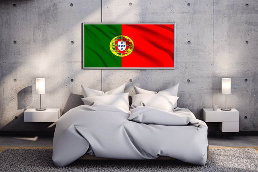 Portugal National Flag Wall Art - beink online art store