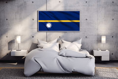 Nauru National Flag Wall Art