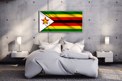 Zimbabwe National Flag Wall Art