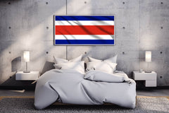 Costa Rica National Flag Wall Art - beink online art store