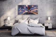 Spider Man Miles Morales  Falling Gaming Wall Art