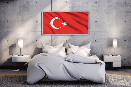 Turkey National Flag Wall Art - beink online art store