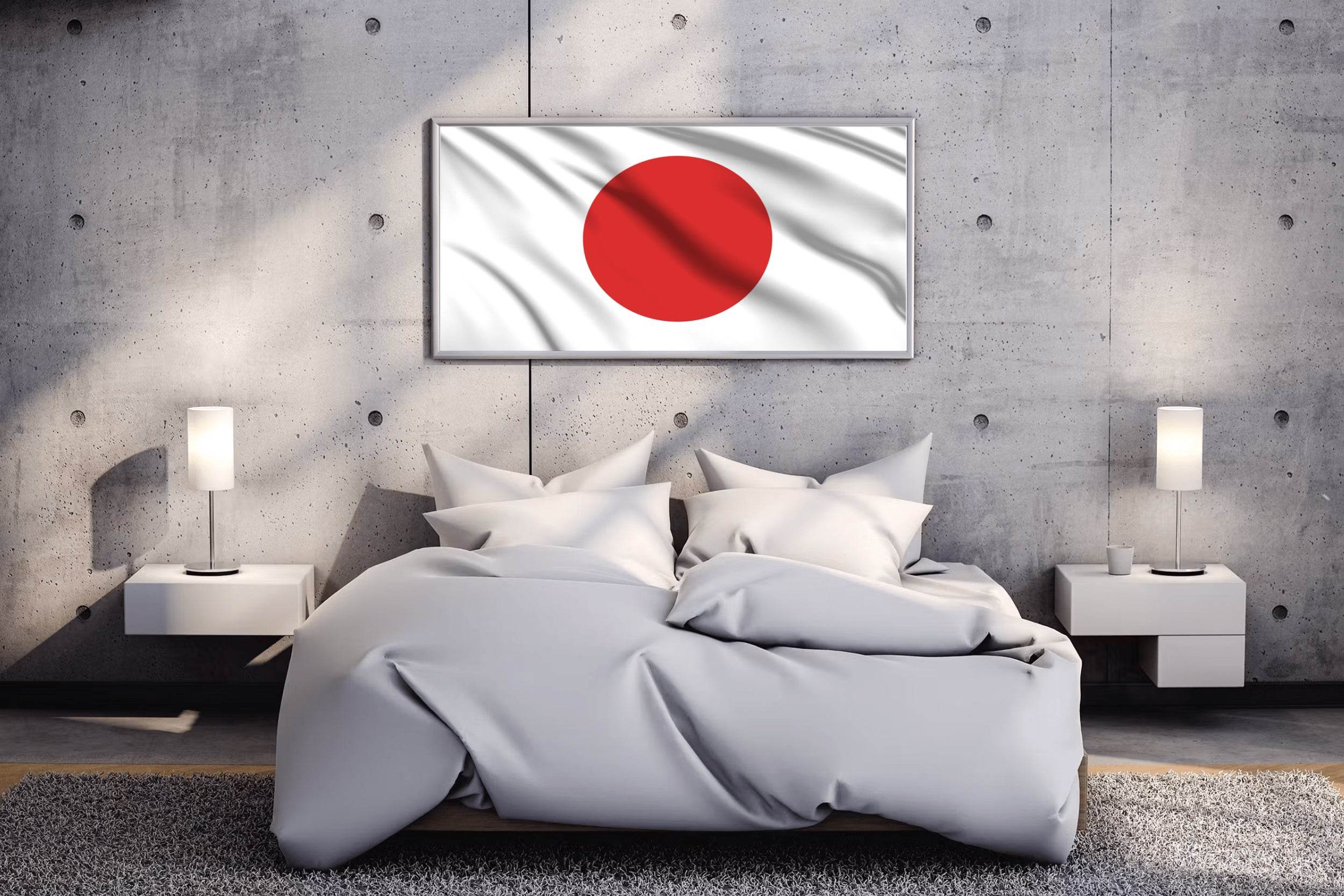 Japan National Flag Wall Art - beink online art store