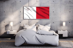 Malta National Flag Wall Art - beink online art store