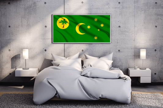 Cocos Islands Flag Wall Art - beink online art store