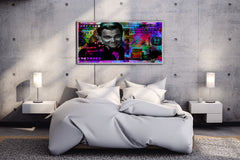 Leonardo DiCaprio - Colorful Dollar Background Wall Art