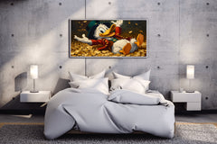 Rich Scrooge McDuck Wall Art