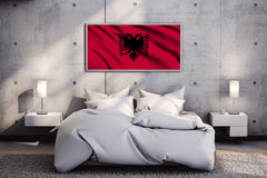 Albania National Flag Wall Art