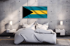 Bahamas National Flag Wall Art - beink online art store