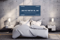 Hustle Motivational Wall Art