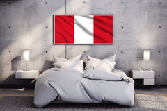 Peru National Flag Wall Art