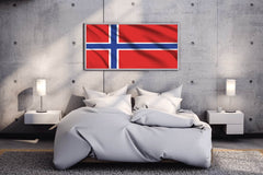 Norway National Flag Wall Art - beink online art store