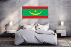 Mauritania National Flag Wall Art - beink online art store