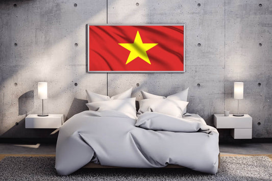 Vietnam National Flag Wall Art - beink online art store