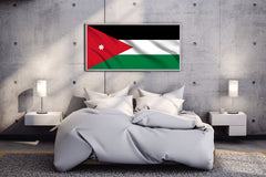 Jordan National Flag Wall Art - beink online art store