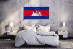 Cambodia National Flag Wall Art