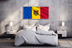 Moldova National Flag Wall Art - beink online art store