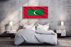 Maldives National Flag Wall Art - beink online art store