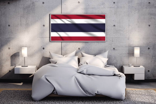 Thailand National Flag Wall Art - beink online art store