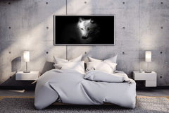 Arctic Wolf Black & White Wall Art