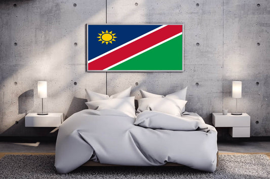 Namibia National Flag Wall Art - beink online art store