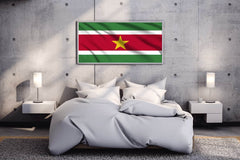 Suriname National Flag Wall Art - beink online art store