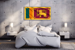 Sri Lanka National Flag Wall Art - beink online art store