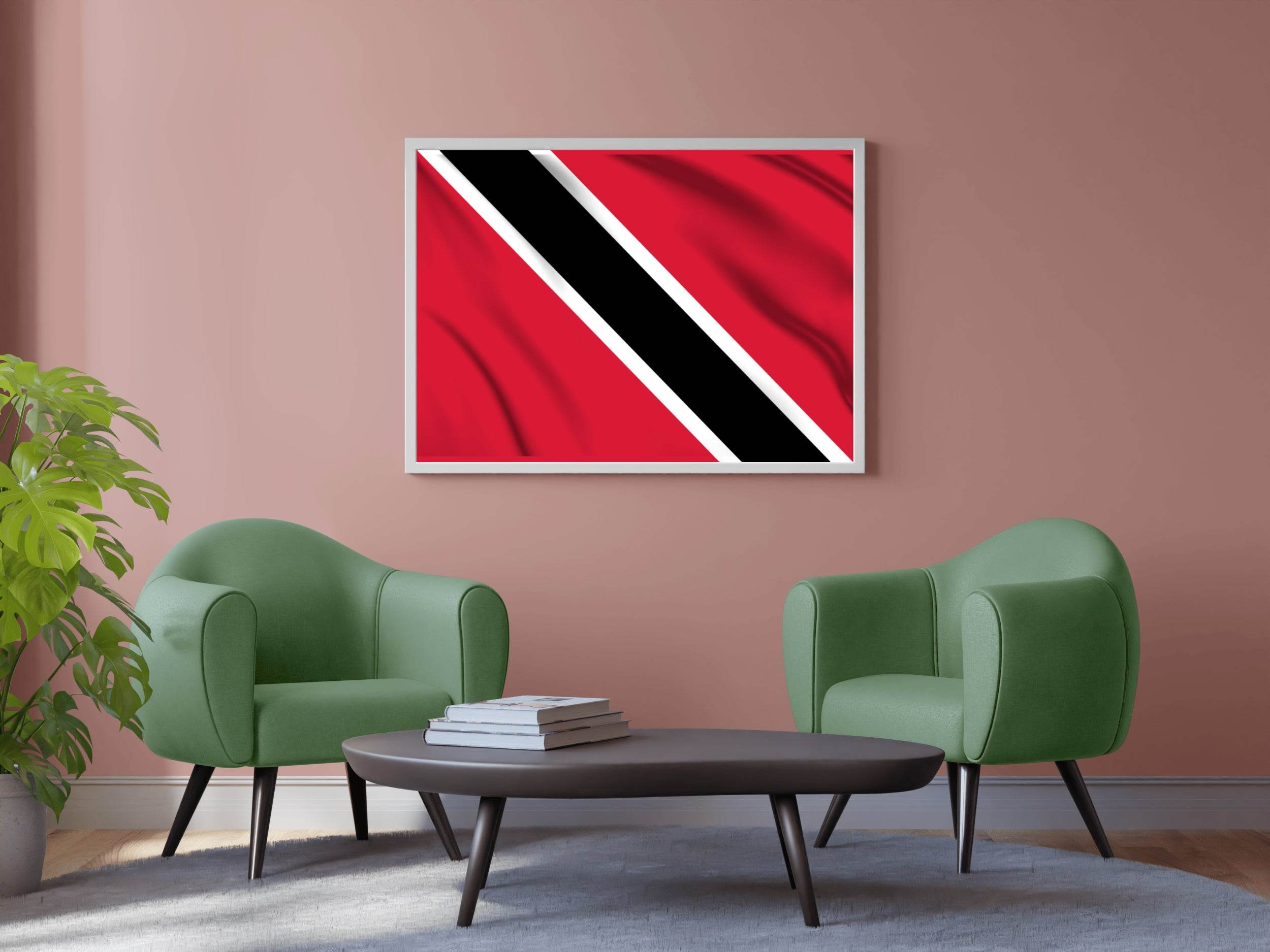 Trinidad and Tobago National Flag Wall Art - beink online art store