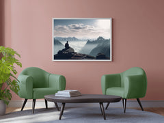 Mountaintop Moment Motivational Wall Art